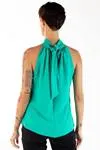 Blusa Dwz Gola Alta Com Amarracao Lisa