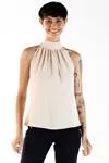 Blusa Dwz Gola Alta Com Amarracao Lisa