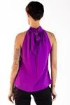 Blusa Dwz Gola Alta Com Amarracao Lisa