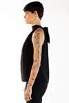 Blusa Dwz Gola Alta Com Amarracao Lisa