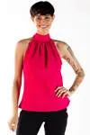 Blusa Dwz Gola Alta Com Amarracao Lisa