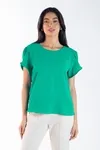 Blusa Dwz Manga Curta Lisa