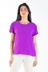 Blusa Dwz Manga Curta Lisa