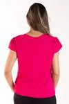 Blusa Dwz Manga Curta Com Abertura Frontal