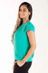 Blusa Dwz Manga Curta Com Abertura Frontal