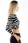 Blusa Dwz Manga Longa Estampada