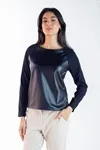 Blusa Dwz Manga Longa Frente Cirre