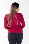 Blusa Dwz Manga Longa Frente Cirre