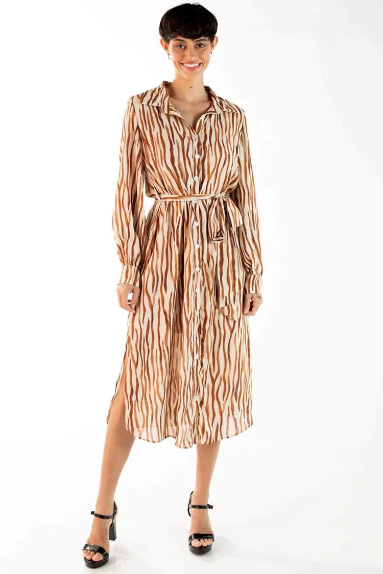 Chemise Dwz Manga Longa Estampado