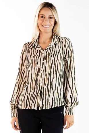 Camisa Dwz Manga Longa Estampada