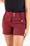 Short Dwz Cos Largo Com Botoes