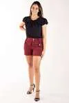 Short Dwz Cos Largo Com Botoes