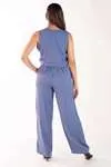 Conjunto Dwz Liso Colete Com Calca
