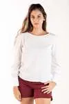 Blusa Dwz Manga Longa Com Punho Largo Detalhe botao