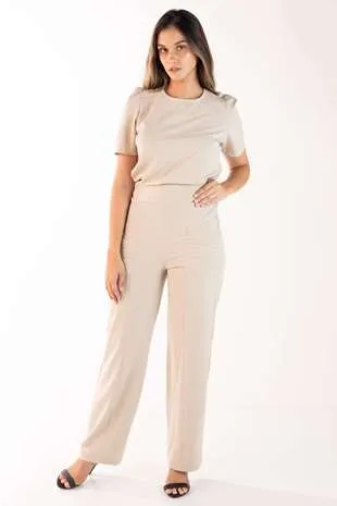 Conjunto Dwz Blusa Manga Bufante Com Calca