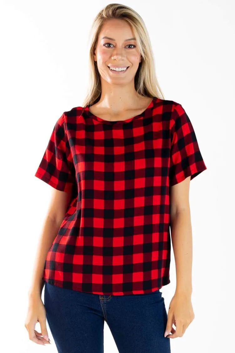 Blusa Dwz Senhora Xadrez