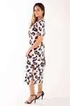 Vestido Dwz Midi Estampado De Malha