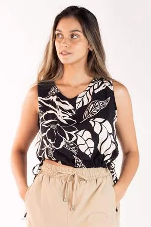 Cropped Dwz Vanessa Estampado