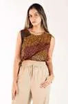 Cropped Dwz Vanessa Estampado