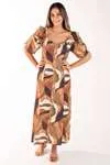 Vestido Dwz Mid Rafaela Estampado