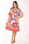 Vestido Dwz Estampado Fernanda Com Bojo