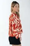 Blusa Dwz Manga Longa Estampada