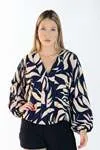 Blusa Dwz Manga Longa Estampada