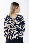 Blusa Dwz Manga Longa Estampada