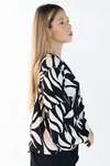 Blusa Dwz Manga Longa Estampada