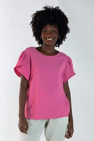 Blusa Dwz Manga Curta Lisa