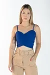 Cropped Dwz Bengaline Transpassado liso