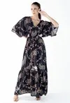 Vestido Dwz Estampado Longo Sairet