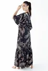 Vestido Dwz Estampado Longo Sairet
