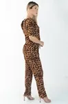 Conjunto Dwz Blusa e Calca Animal Print