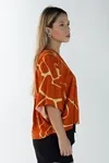 Blusa Dwz Manga Morcego Estampada