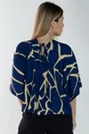 Blusa Dwz Manga Morcego Estampada
