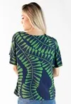 Blusa Dwz Manga Curta Estampada