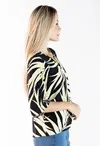 Blusa Dwz Manga 3/4 Estampada