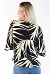 Blusa Dwz Manga 3/4 Estampada