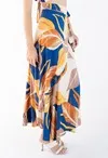 Saia Dwz Envelope Babado Estampada