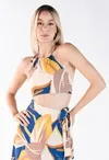 Cropped Dwz Amarracao Estampado