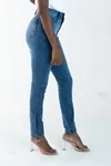 Calca Dwz Jeans Com Elastano e Abertura Lateral Na Barra