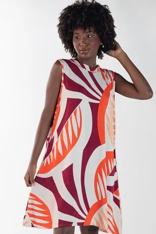 Vestido Dwz Estampada Lindinha