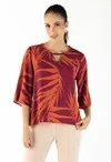 Blusa Dwz Estampada Manga 3/4
