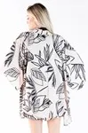 Kimono Dwz Com Short Estampado
