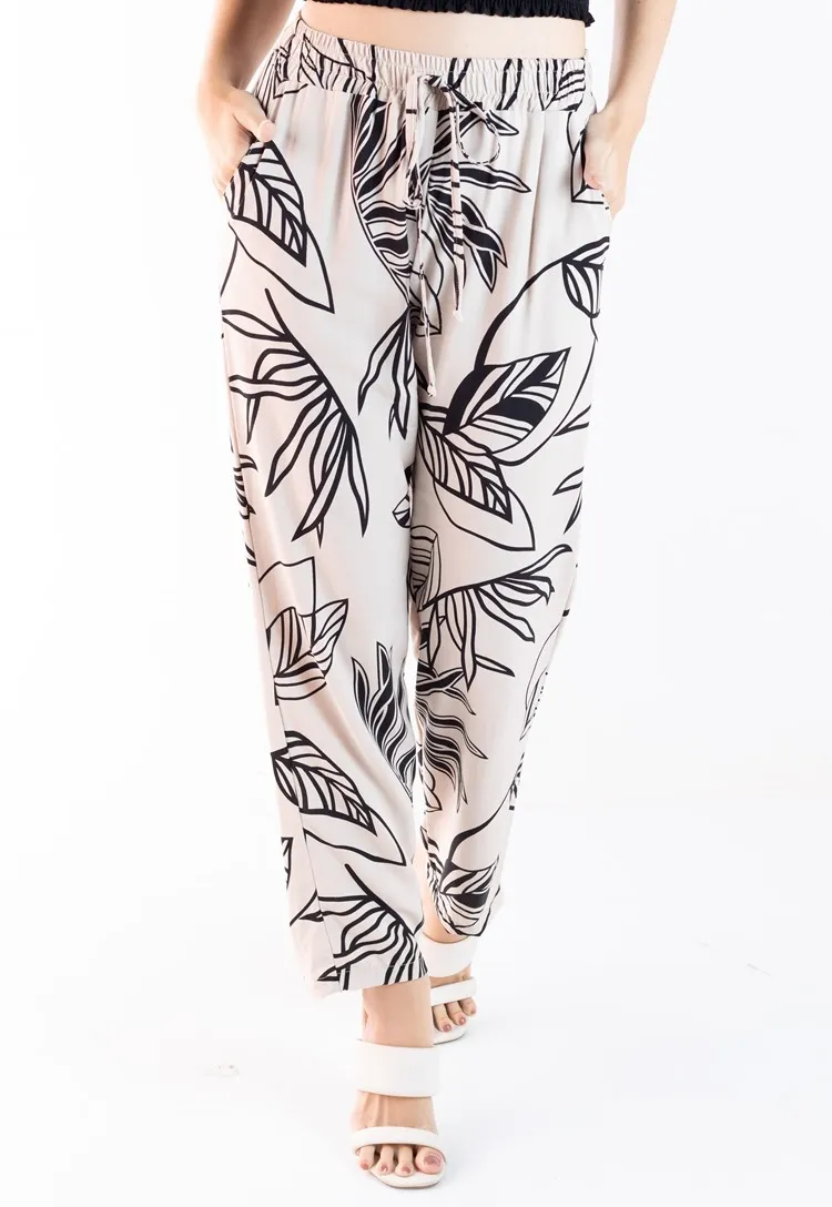 Calca Dwz Corda e Elastico Estampada