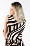 Cropped Dwz Estampado Com Amarracao