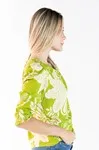 Blusa Dwz Manga 3/4 Martingale Estampado