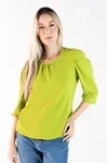 Blusa Dwz Manga 3/4 Martingale Liso