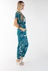 Macacao Dwz Elastico na Cintura Estampado
